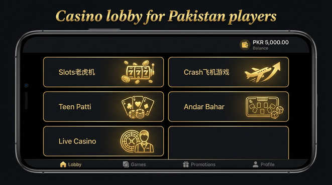Lobby view of 7skygames for Pakistan users - 4